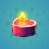 Love Candle #9036
