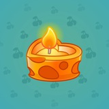 Love Candle #9065