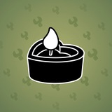 Love Candle #9095