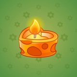 Love Candle #9096