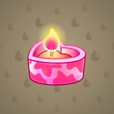 Love Candle #9106