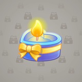 Love Candle #9109
