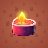 Love Candle #9194