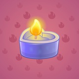 Love Candle #9476