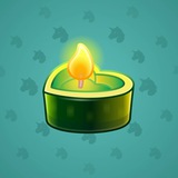 Love Candle #9603