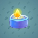 Love Candle #9701