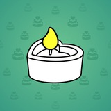 Love Candle #9705