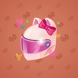 Neko Helmet #3317 Neko Helmet #3317