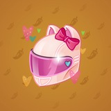 Neko Helmet #4482 Neko Helmet #4482