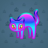 Scared Cat #10050 Scared Cat #10050