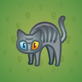 Scared Cat #10061 Scared Cat #10061