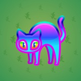 Scared Cat #10070 Scared Cat #10070