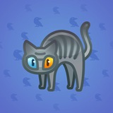 Scared Cat #10156