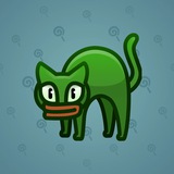 Scared Cat #1028 Scared Cat #1028