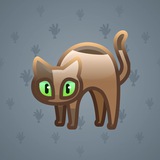 Scared Cat #10821