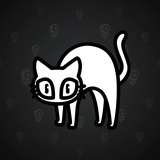 Scared Cat #10869 Scared Cat #10869