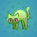 Scared Cat #10988