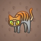 Scared Cat #11035 Scared Cat #11035