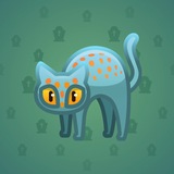 Scared Cat #11656