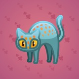 Scared Cat #11723