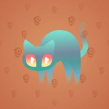 Scared Cat #1208 Scared Cat #1208