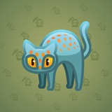 Scared Cat #12194