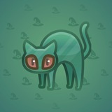 Scared Cat #12247 Scared Cat #12247