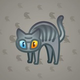 Scared Cat #123