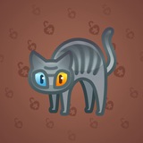Scared Cat #12364
