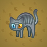 Scared Cat #12365 Scared Cat #12365