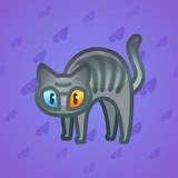 Scared Cat #12516