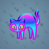 Scared Cat #12581 Scared Cat #12581