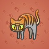 Scared Cat #1260 Scared Cat #1260