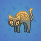 Scared Cat #13130