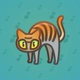 Scared Cat #13406