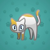 Scared Cat #13630