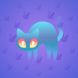 Scared Cat #13650 Scared Cat #13650