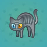 Scared Cat #13707