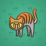 Scared Cat #13709 Scared Cat #13709