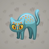 Scared Cat #13991 Scared Cat #13991