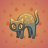 Scared Cat #14054