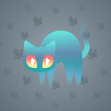 Scared Cat #14060