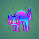 Scared Cat #14323 Scared Cat #14323
