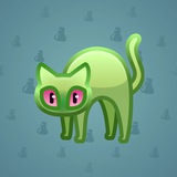 Scared Cat #1446 Scared Cat #1446