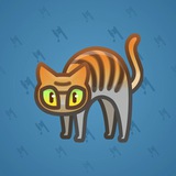 Scared Cat #14490