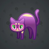 Scared Cat #1452 Scared Cat #1452