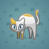 Scared Cat #14855 Scared Cat #14855