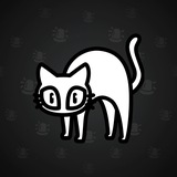Scared Cat #14873