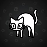Scared Cat #14999