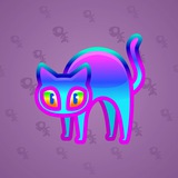Scared Cat #1528 Scared Cat #1528